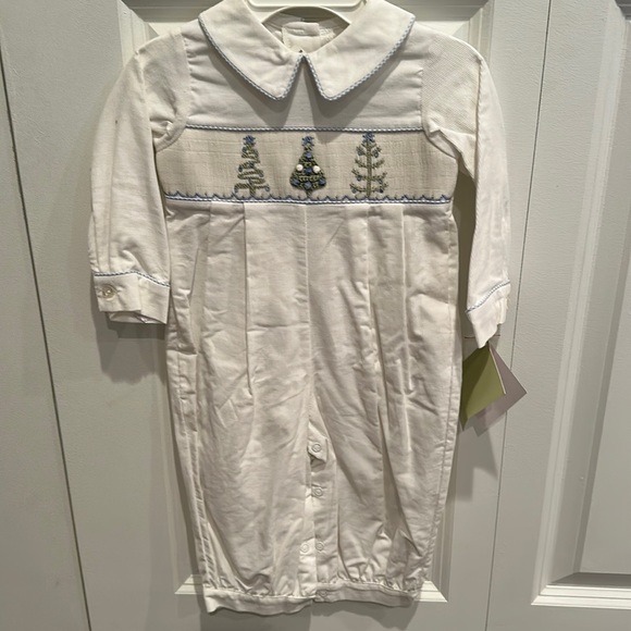 Super cute corduroy Christmas boy’s outfit. Great for...